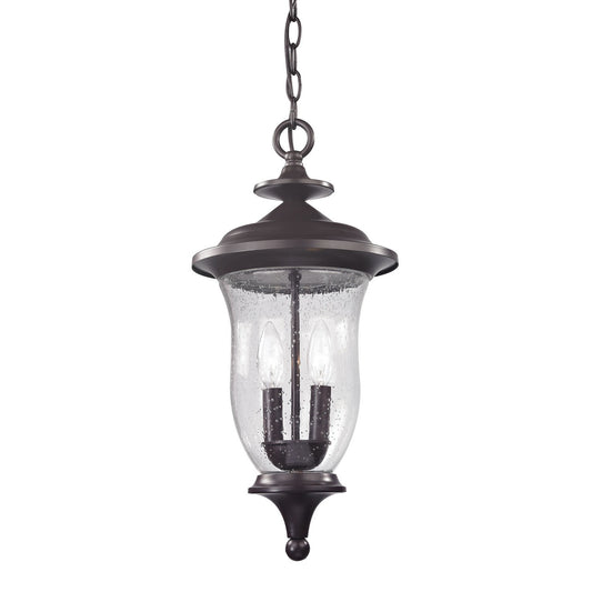 ELK Home - 8002EH/75 - Two Light Outdoor Pendant - Trinity - Oil Rubbed Bronze