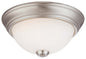 Minka-Lavery - 4960-84 - Two Light Flush Mount - Overland Park - Brushed Nickel