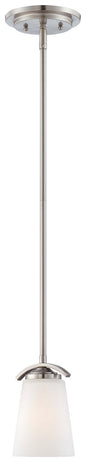 Minka-Lavery - 4961-84 - One Light Mini Pendant - Overland Park - Brushed Nickel