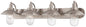 Minka-Lavery - 5134-84 - Four Light Bath - Downtown Edison - Brushed Nickel