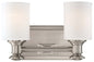 Minka-Lavery - 5172-84 - Two Light Bath - Harbour Point - Brushed Nickel