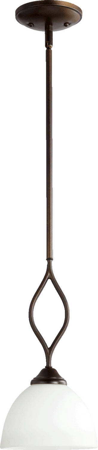 Quorum - 3050-86 - One Light Pendant - Brooks - Oiled Bronze