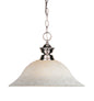 Z-Lite - 100701BN-WM16 - One Light Pendant - Riviera - Brushed Nickel