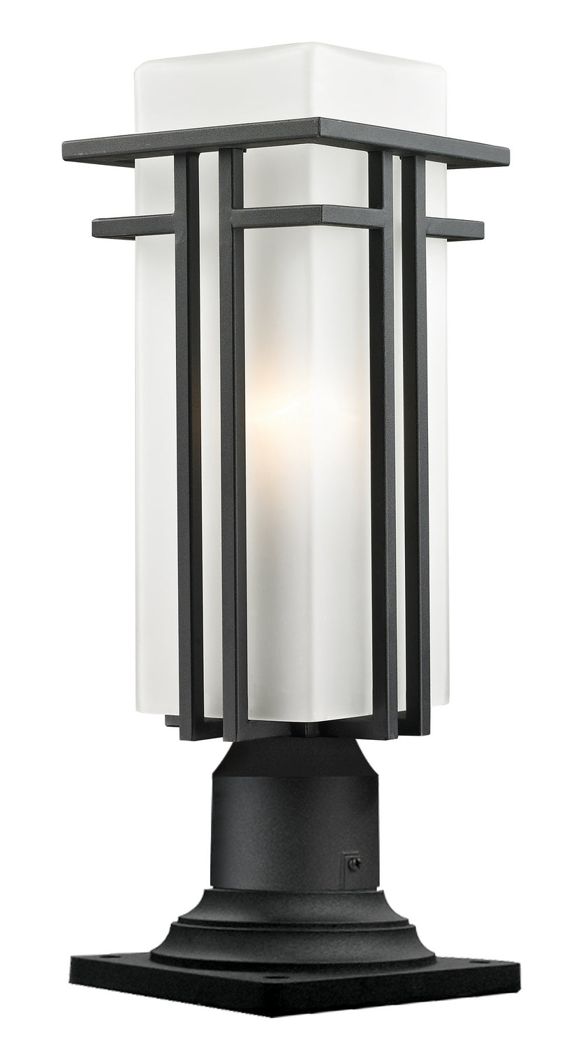 Z-Lite - 549PHMR-533PM-BK - One Light Outdoor Pier Mount - Abbey - Black