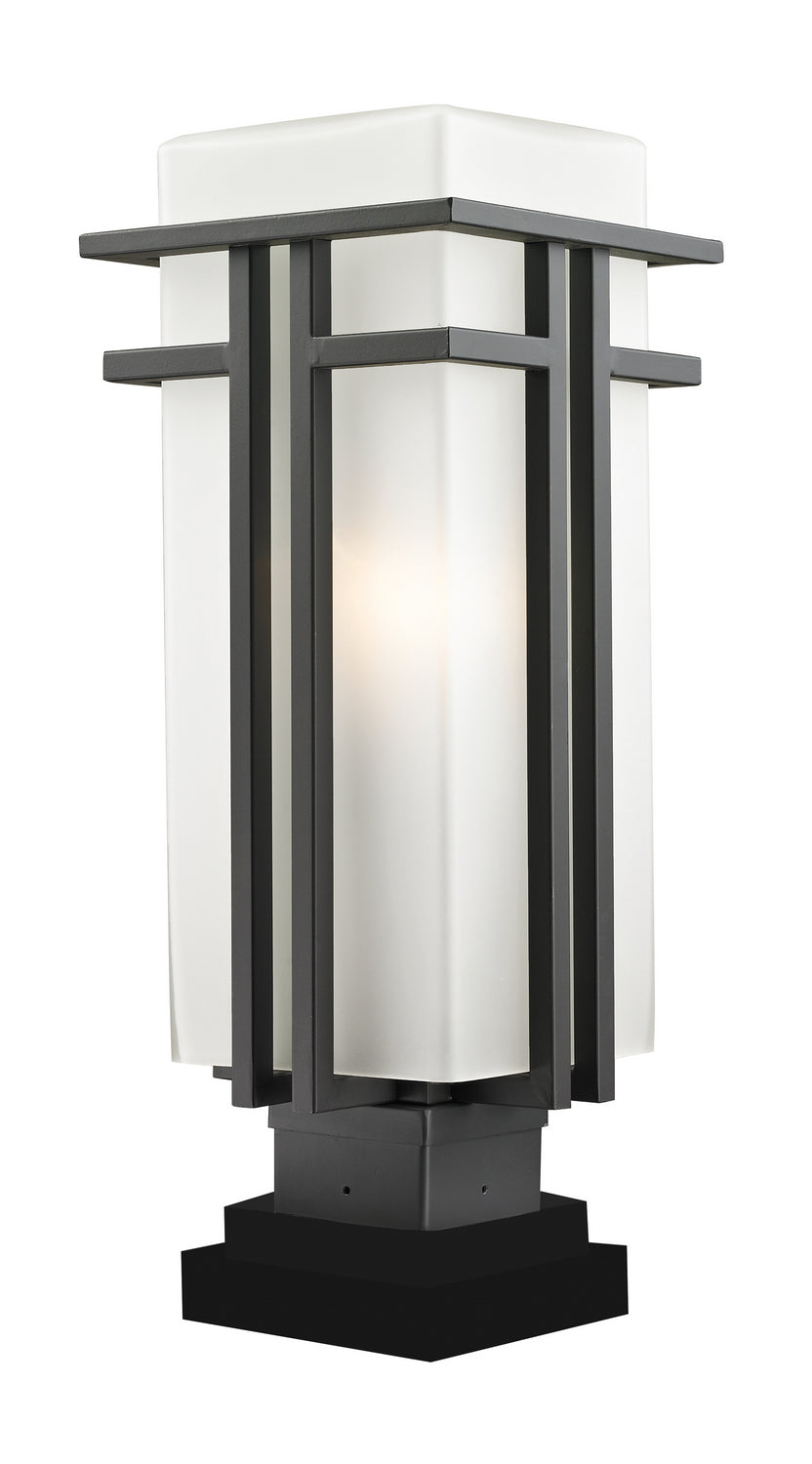 Z-Lite - 550PHB-SQPM-ORBZ - One Light Outdoor Pier Mount - Abbey - Outdoor Rubbed Bronze