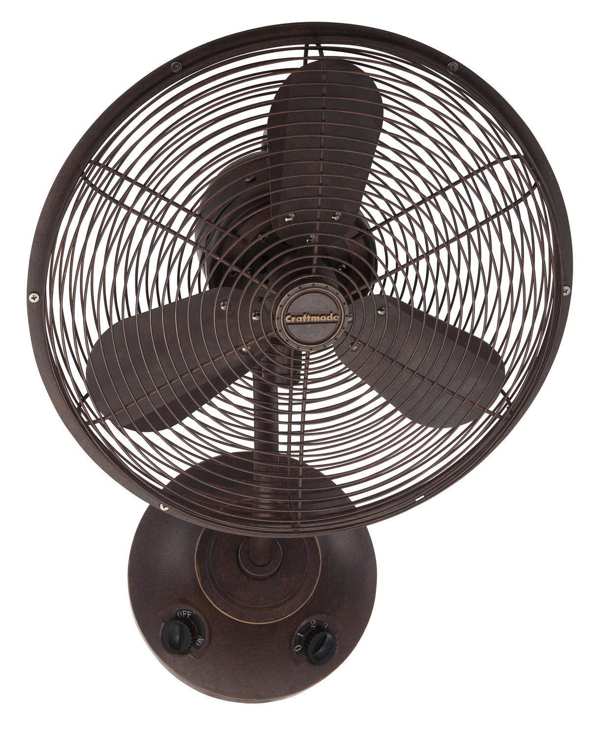 Craftmade - BW116AG3 - Wall Mount Fan - Bellows I Indoor/Outdoor - Aged Bronze Textured