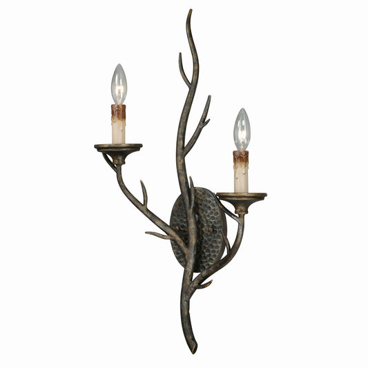 Vaxcel - W0075 - Two Light Wall Sconce - Monterey - Autumn Patina