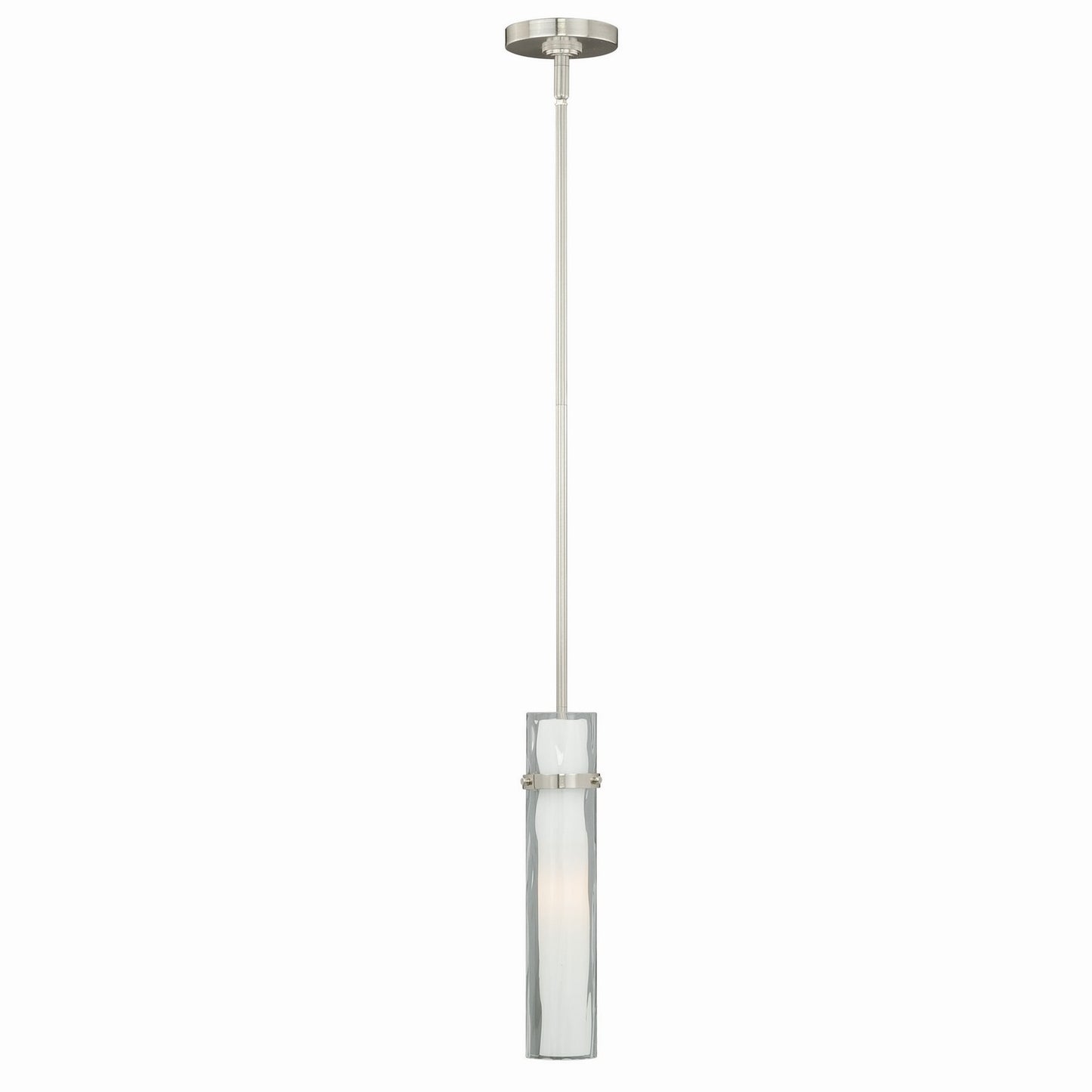 Vaxcel - P0065 - One Light Mini Pendant - Vilo - Satin Nickel