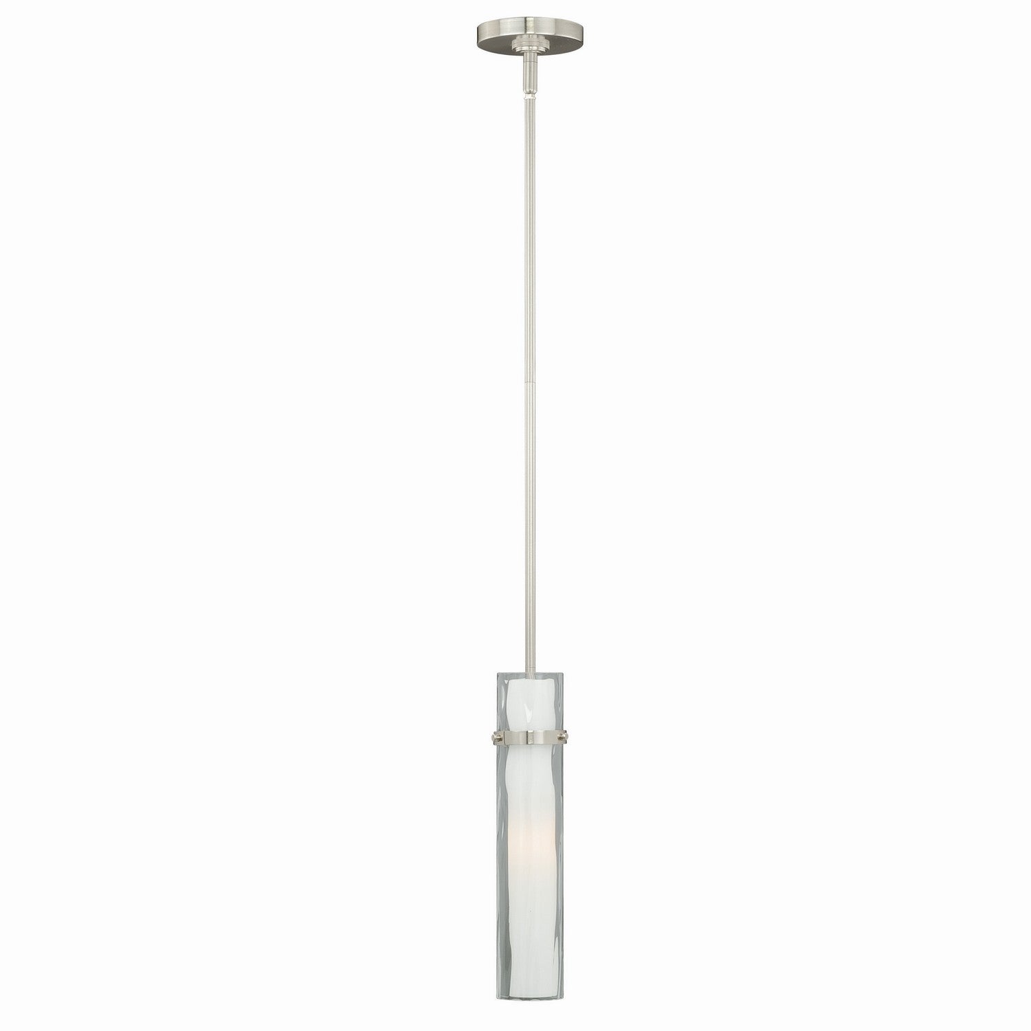 Vaxcel - P0065 - One Light Mini Pendant - Vilo - Satin Nickel