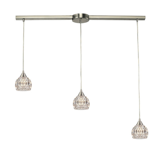 ELK Home - 10342/3L - LED Pendant - Kersey - Satin Nickel