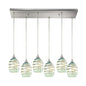 ELK Home - 31348/6RC-MN - Six Light Pendant - Vines - Satin Nickel