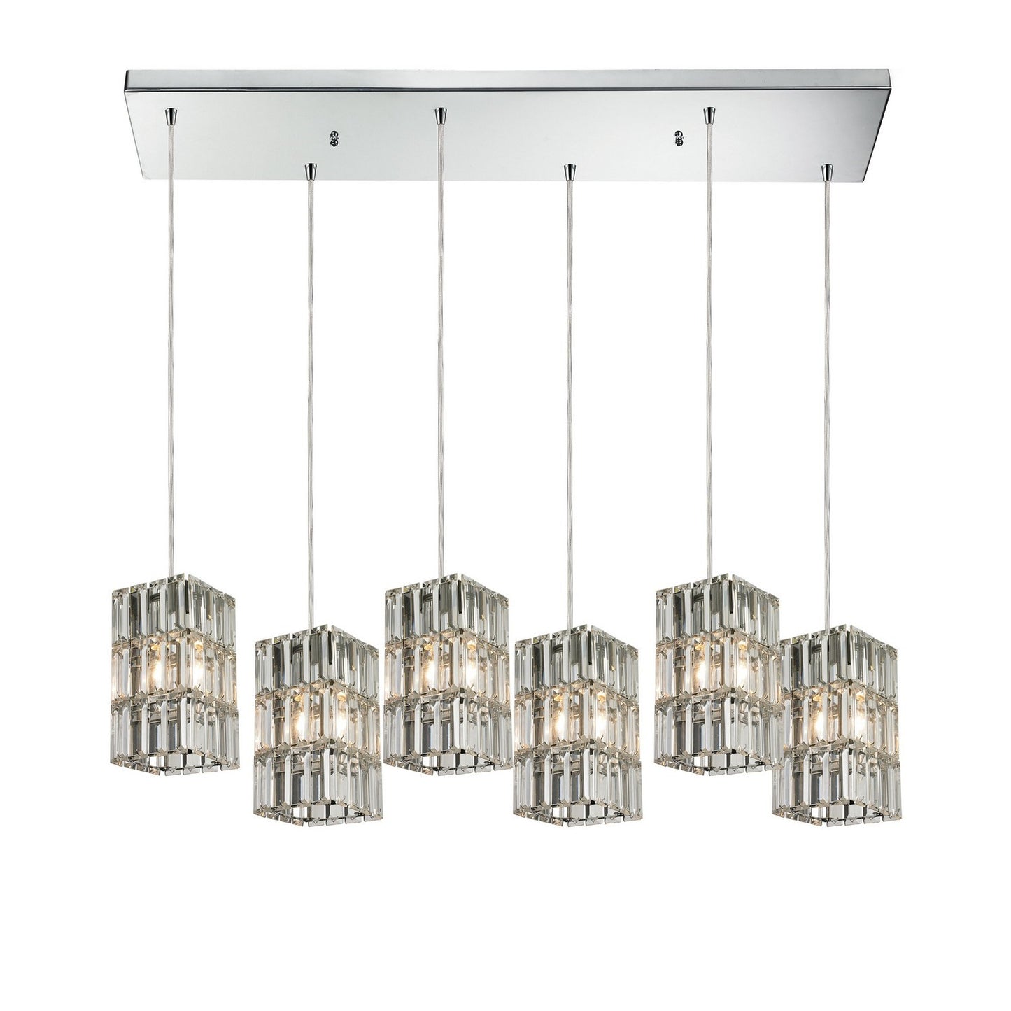 ELK Home - 31488/6RC - Six Light Pendant - Cynthia - Polished Chrome