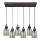 ELK Home - 46009/6RC - Six Light Pendant - Danica - Oil Rubbed Bronze