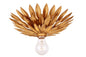 Crystorama - 500-GA_CEILING - One Light Flush Mount - Broche - Antique Gold
