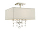 Crystorama - 8105-PN_CEILING - Four Light Semi Flush Mount - Paxton - Polished Nickel
