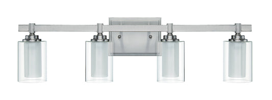 Craftmade - 16727BNK4 - Four Light Vanity - Celeste - Brushed Polished Nickel