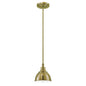 Craftmade - 35991-LB - One Light Mini Pendant - Timarron - Legacy Brass