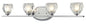 Z-Lite - 3023-4V - Four Light Vanity - Hale - Chrome