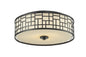Z-Lite - 329F16-BRZ - Three Light Flush Mount - Elea - Bronze