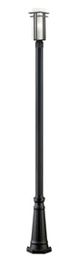 Z-Lite - 549PHMR-519P-BK - One Light Outdoor Post Mount - Abbey - Black