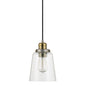 Capital Lighting - 3718GA-135 - One Light Pendant - Fallon - Graphite and Aged Brass