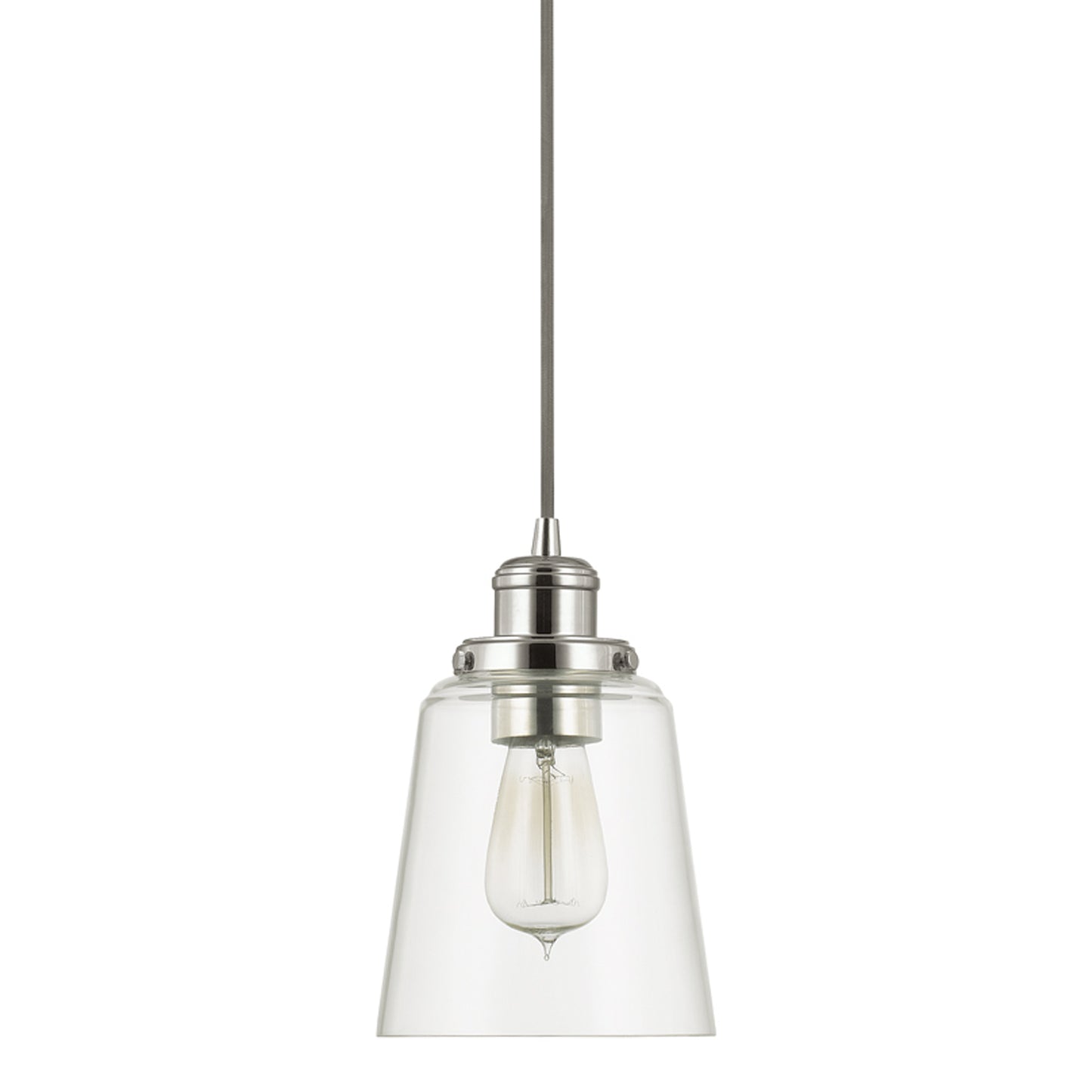 Capital Lighting - 3718PN-135 - One Light Pendant - Fallon - Polished Nickel