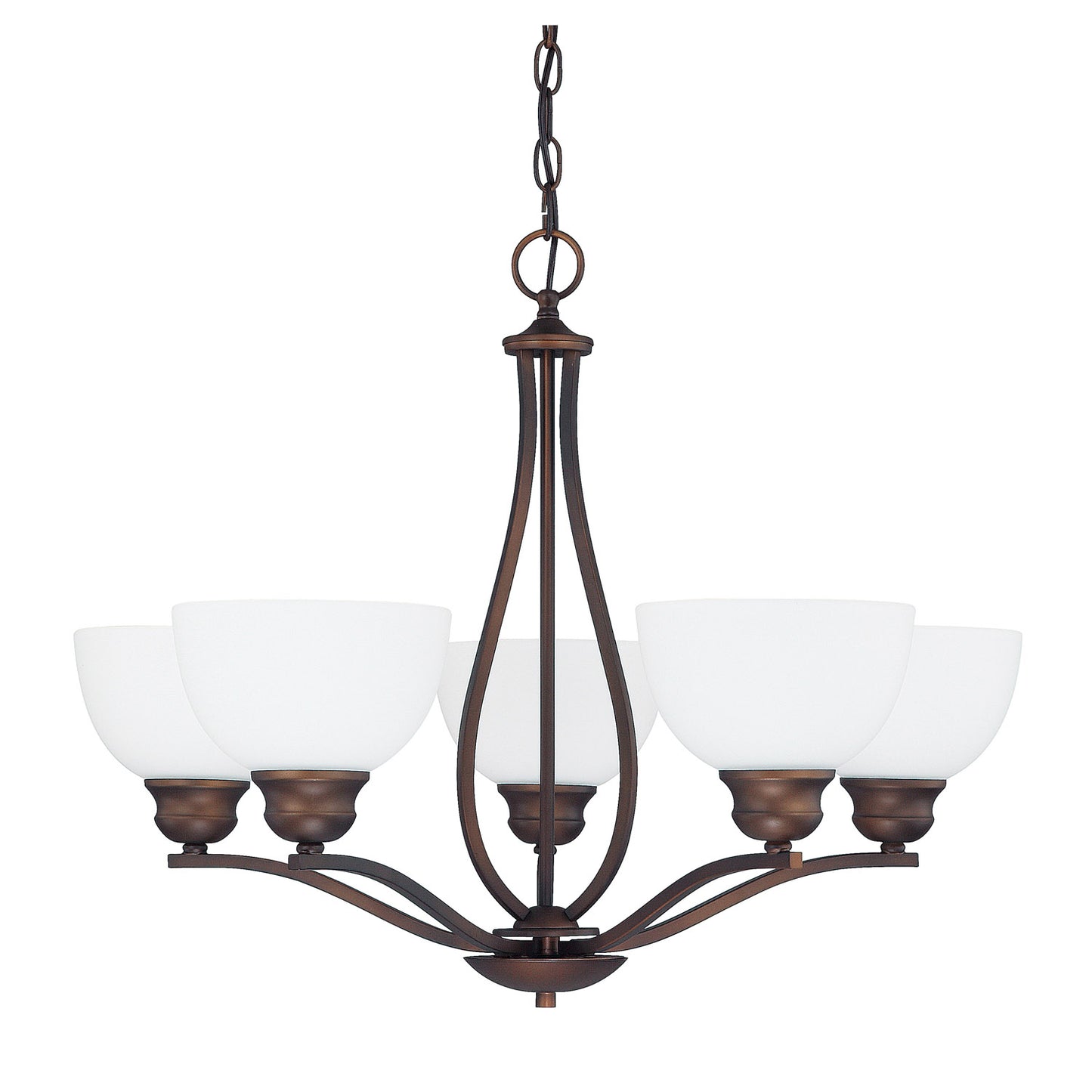 Capital Lighting - 4035BB-212 - Five Light Chandelier - Stanton - Burnished Bronze