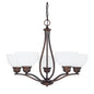 Capital Lighting - 4035BB-212 - Five Light Chandelier - Stanton - Burnished Bronze