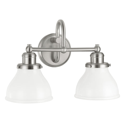 Capital Lighting - 8302BN-128 - Two Light Vanity - Baxter - Brushed Nickel