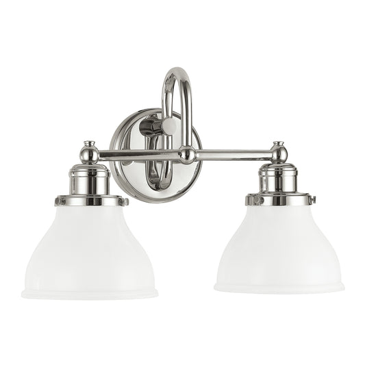 Capital Lighting - 8302PN-128 - Two Light Vanity - Baxter - Polished Nickel