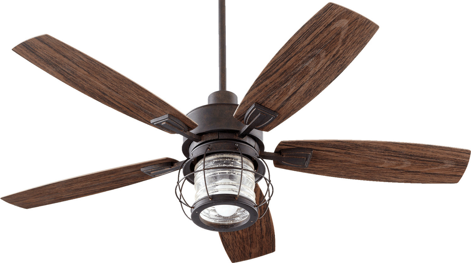 Quorum - 13525-44 - 52"Patio Fan - Galveston - Toasted Sienna