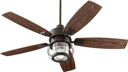 Quorum - 13525-86 - 52"Patio Fan - Galveston - Oiled Bronze