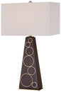 George Kovacs - P1610-0 - One Light Table Lamp - Portables - Dark Walnut With Honey Gold Accents