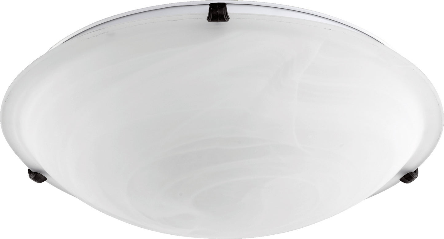 Quorum - 3000-20-86 - Four Light Ceiling Mount - 3000 Ceiling Mounts - Oiled Bronze