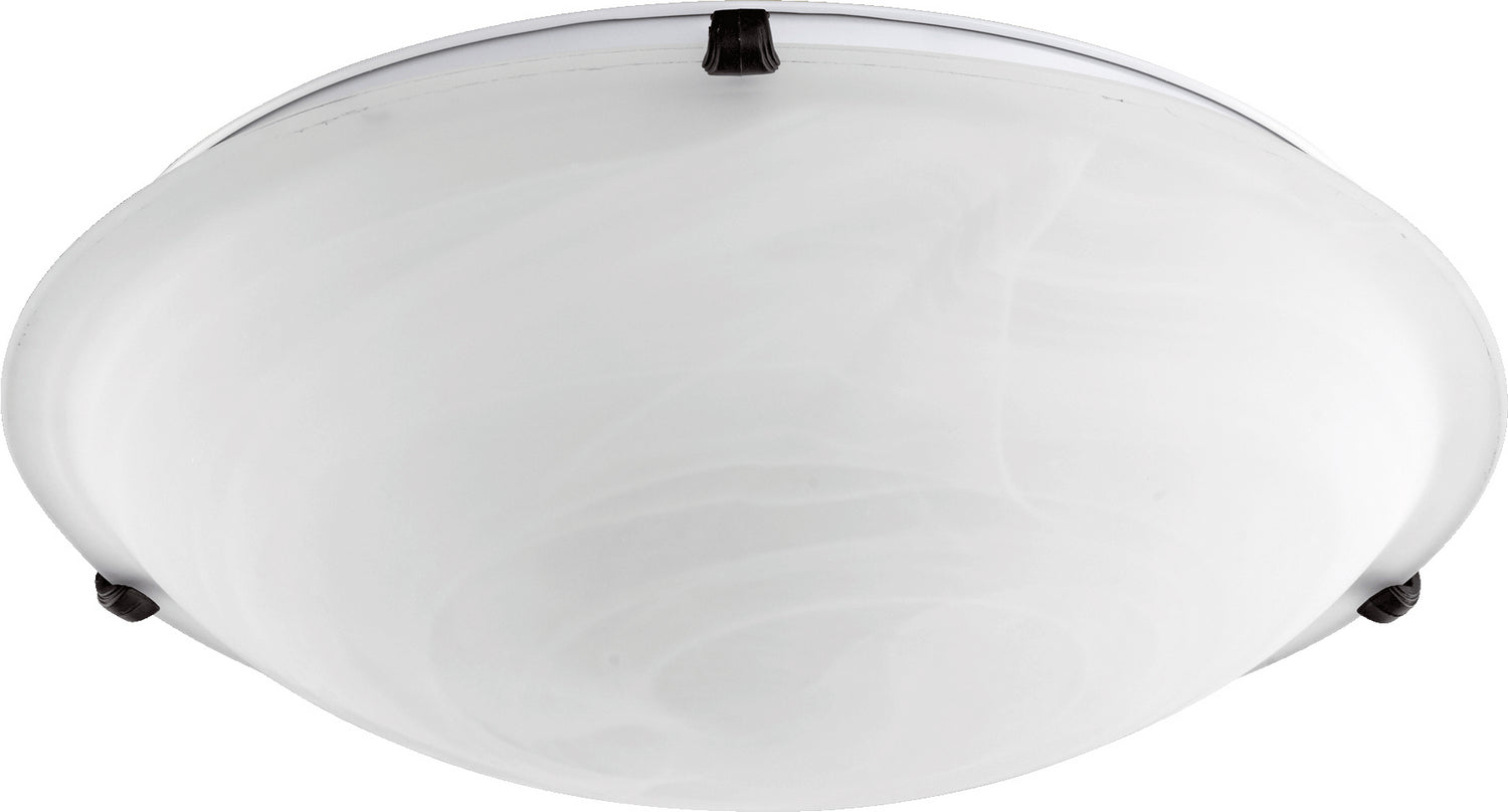 Quorum - 3000-20-86 - Four Light Ceiling Mount - 3000 Ceiling Mounts - Oiled Bronze