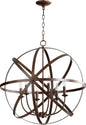 Quorum - 6009-6-86 - Six Light Chandelier - Celeste - Oiled Bronze