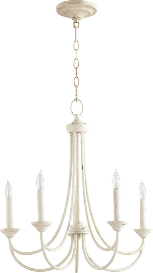 Quorum - 6250-5-70 - Five Light Chandelier - Brooks - Persian White