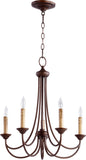 Quorum - 6250-5-86 - Five Light Chandelier - Brooks - Oiled Bronze