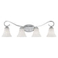 Millennium - 284-CH - Four Light Vanity - Fair Lane - Chrome