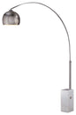 George Kovacs - P054-084 - LED Arc Floor Lamp - George'S Reading Room - Brushed Nickel