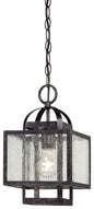 Minka-Lavery - 4879-283 - One Light Mini Pendant - Camden Square - Aged Charcoal