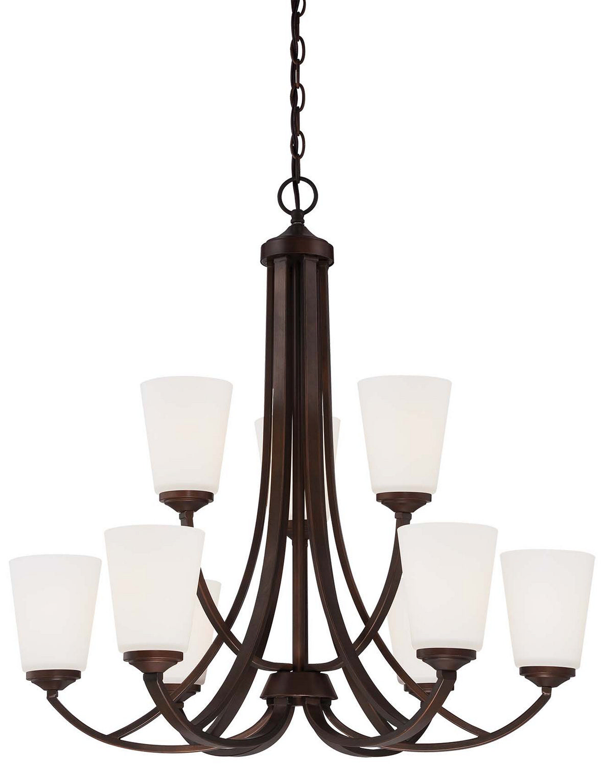 Minka-Lavery - 4969-284 - Nine Light Chandelier - Overland Park - Vintage Bronze