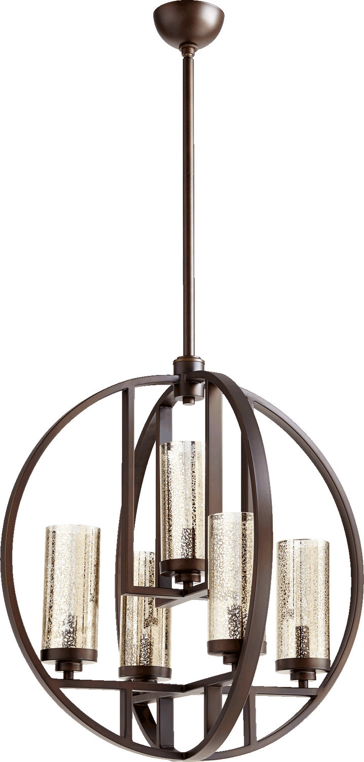 Quorum - 603-5-86 - Five Light Chandelier - Julian - Oiled Bronze