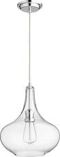 Quorum - 8004-14 - One Light Pendant - 8004 Filament Pendants - Chrome w/ Clear