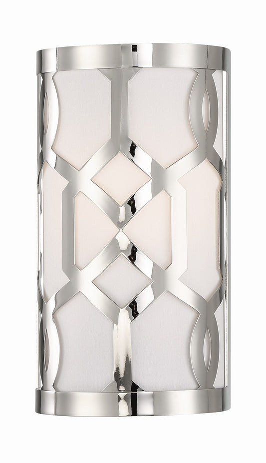 Crystorama - 2262-PN - One Light Wall Sconce - Jennings - Polished Nickel