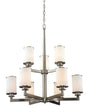 Z-Lite - 412-9 - Nine Light Chandelier - Savannah - Brushed Nickel