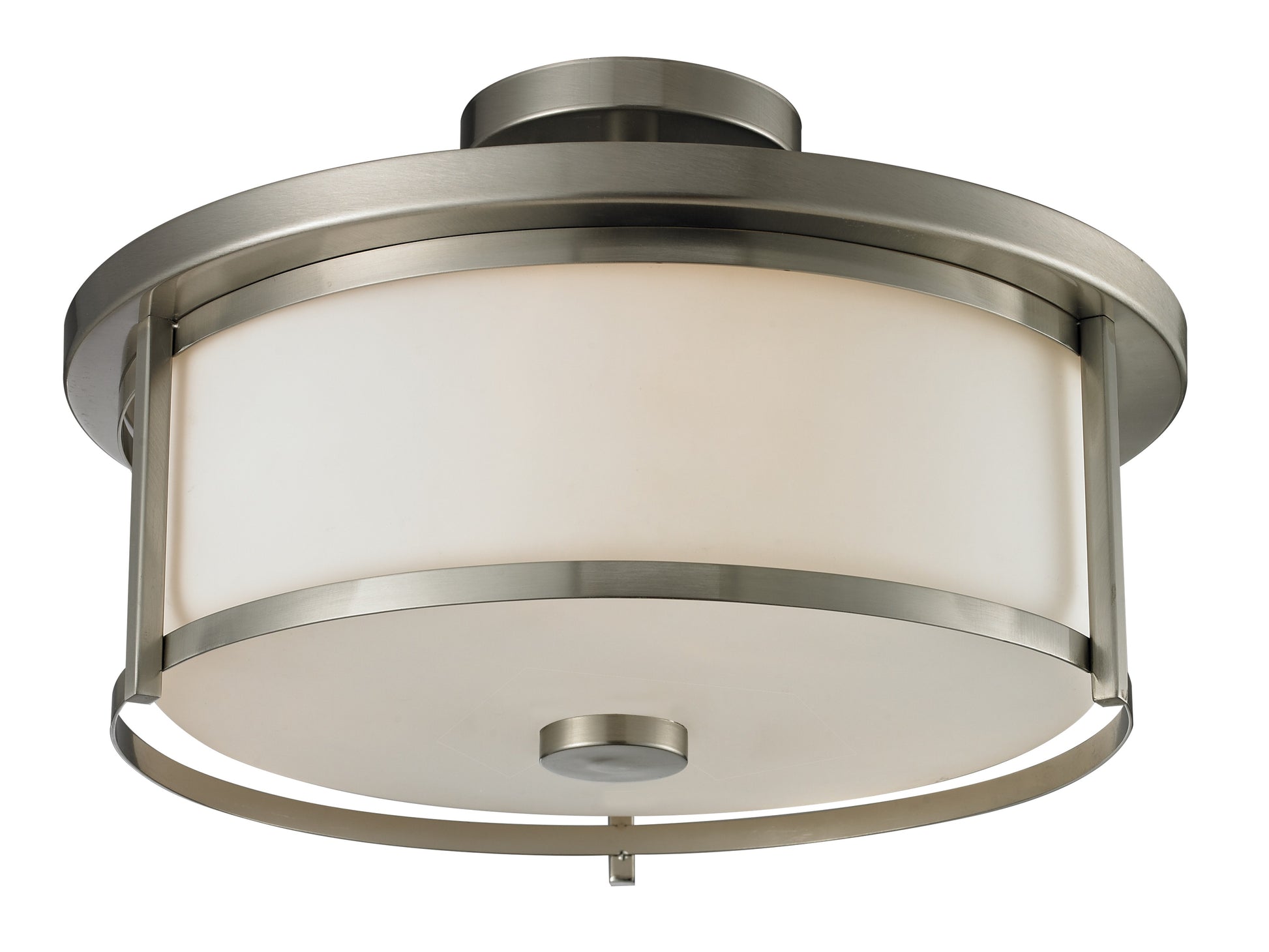 Z-Lite - 412SF16 - Three Light Semi Flush Mount - Savannah - Brushed Nickel