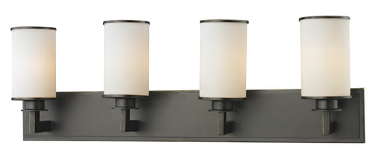 Z-Lite - 413-4V - Four Light Vanity - Savannah - Olde Bronze