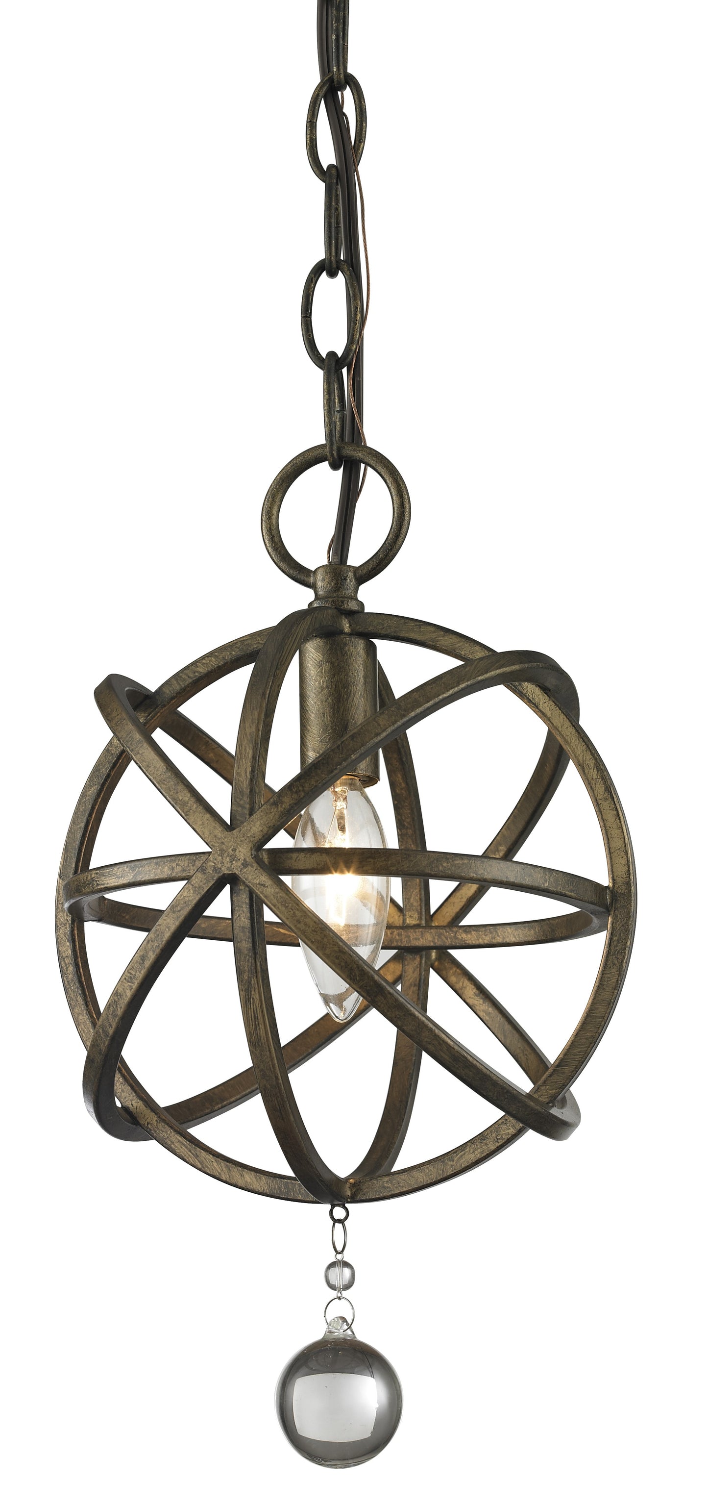 Z-Lite - 416-8 - One Light Pendant - Acadia - Golden Bronze