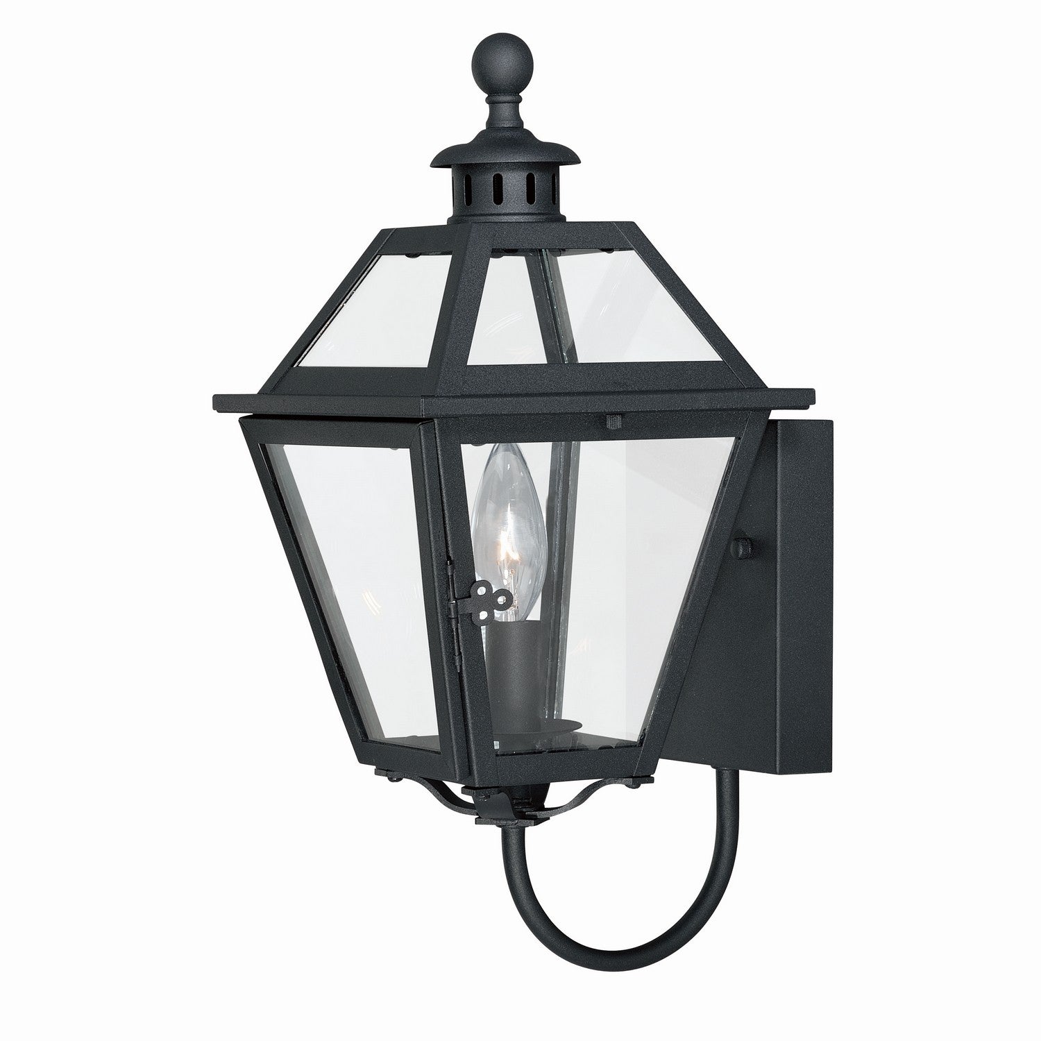 Vaxcel - T0078 - One Light Outdoor Wall Mount - Nottingham - Textured Black